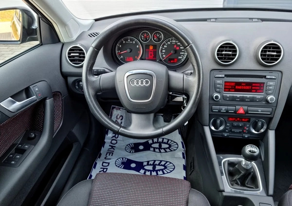 Audi A3 cena 25000 przebieg: 207000, rok produkcji 2008 z Pruszków małe 596